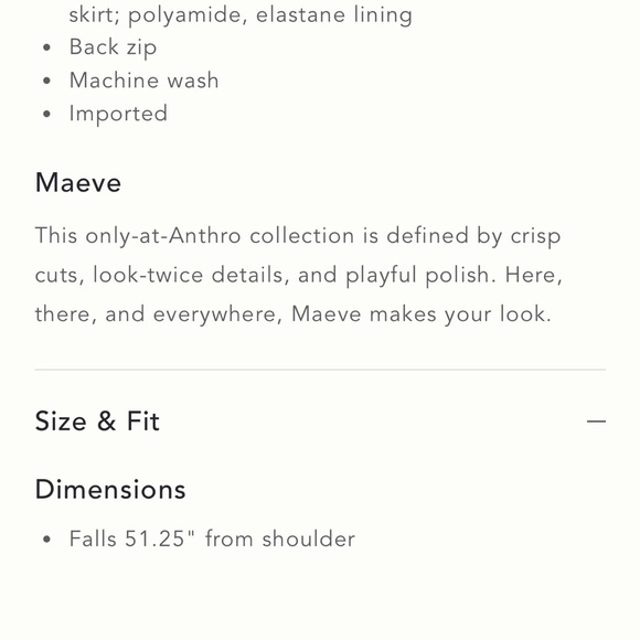 Maeve Drop Waist Maxi Dress - Picture 5 of 5